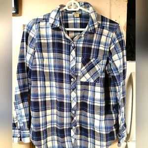 Men's Woolrich Plaid button down shirt Soze Medium